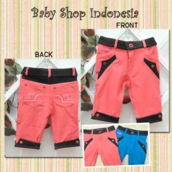 PS020 Celana 34 Softjins Stretch Plain Orange 70  large